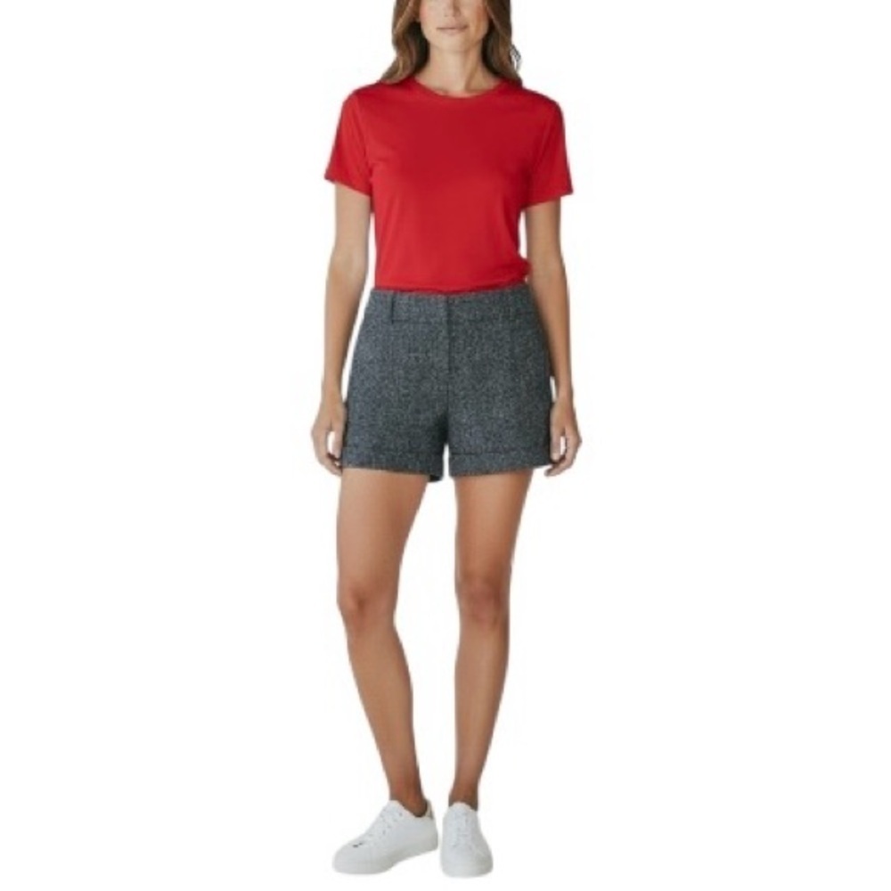 Express Women's Classic Trendy Cotton Blend Shorts 4 Charcoal Gray
